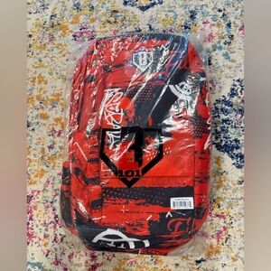 Baseball Lifestyle 101 red graffiti backpack